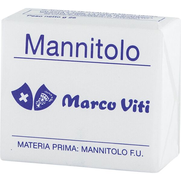 marco viti farmaceutici spa mannitolo f.u. - cubo 22g - integratore alimentare di mannitolo in pratica forma di cubo