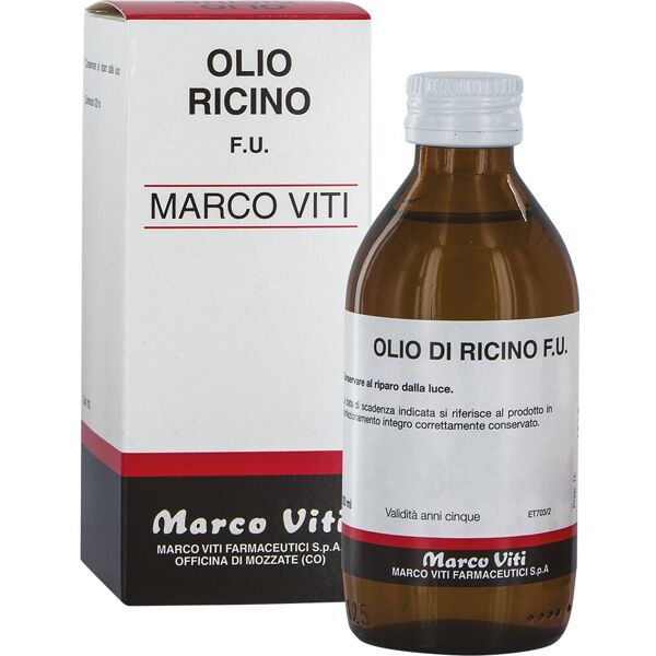 marco viti farmaceutici spa olio di ricino f.u. 120ml - olio puro per capelli e ciglia