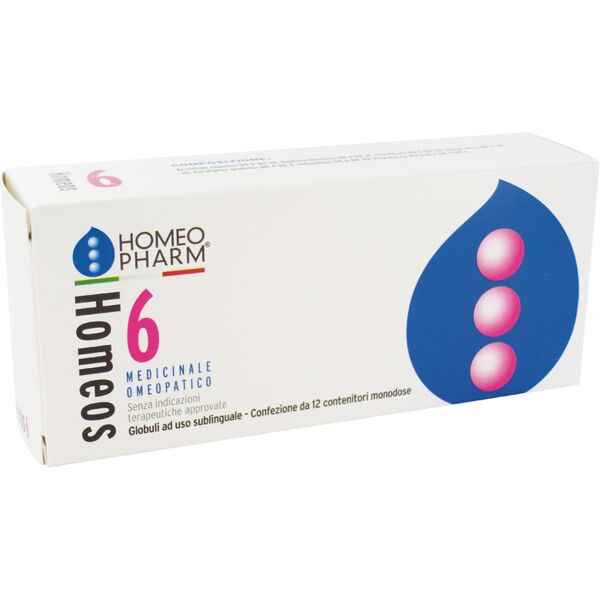 cemon srl homeos 6 - globuli ad uso sublinguale 12 tubi monodose per la terapia omeopatica: qualità e convenienza