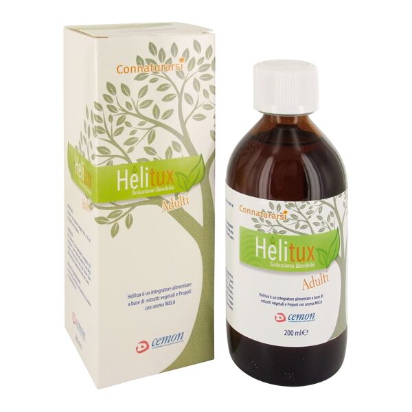 cemon srl helitux adulti - soluzione bevibile sciroppo 200ml per il benessere respiratorio