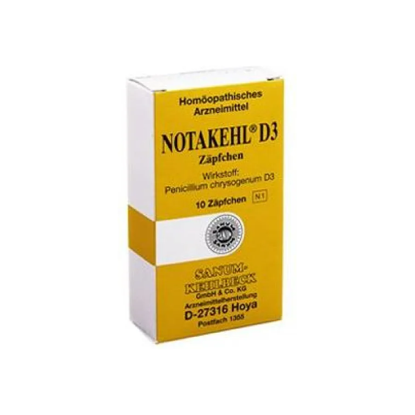 sanum-kehlbeck gmbh & co. kg notakehl d3 - rimedio omeopatico 10 supposte