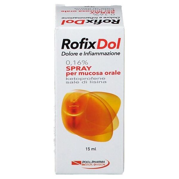 pool pharma srl rofixdol infiammazione e dolore spray orale 15 ml