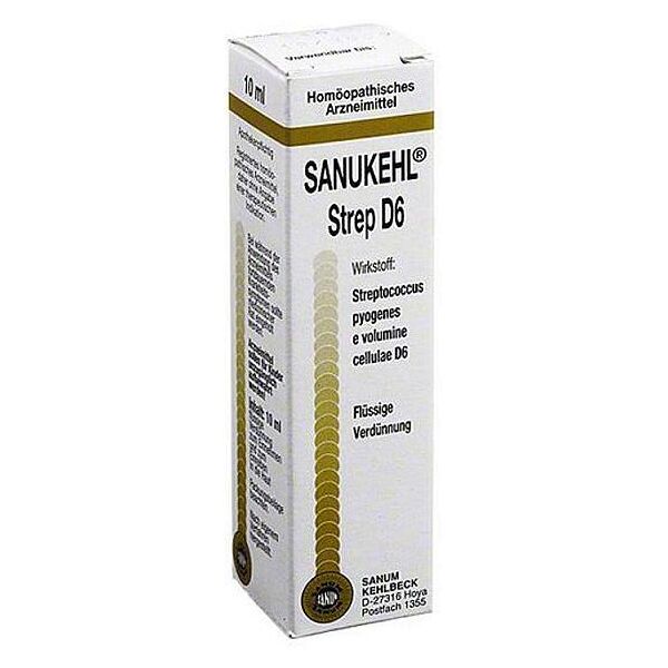 sanum-kehlbeck gmbh & co. kg sanukehl strep d6 - gocce 10 ml