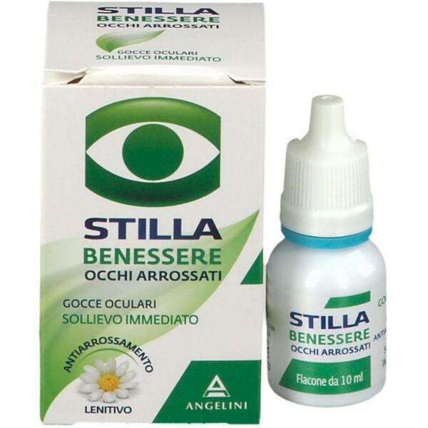 angelini (a.c.r.a.f.) spa angelini stilla benessere gocce oculari 10ml - lenitive e idratanti per occhi stanchi