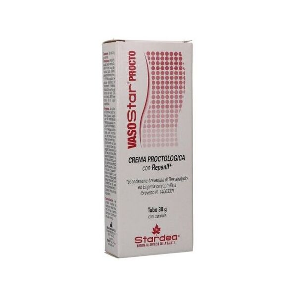 stardea srl vasostar - crema proctologica con repenil  30 g