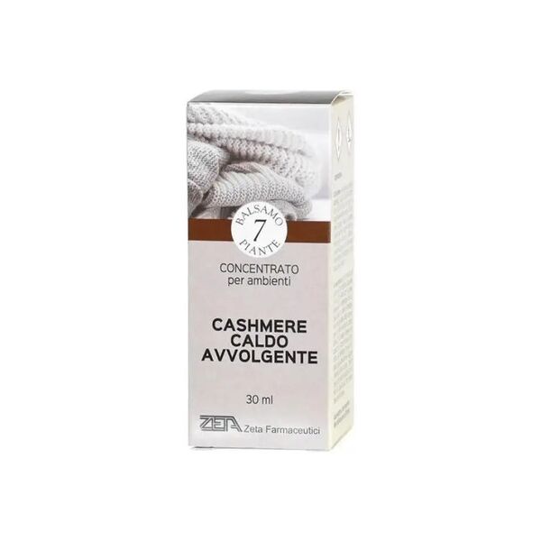 zeta farmaceutici spa balsamo 7 piante concentrato ambienti cashmere 30ml - trattamento ecologico per la cura del cashmere