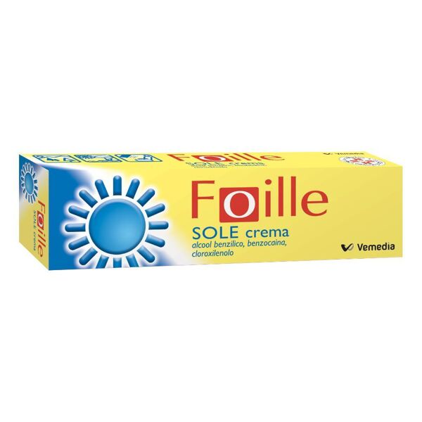 vemedia manufacturing b.v. foille sole crema per ustioni e eritemi solari 30g