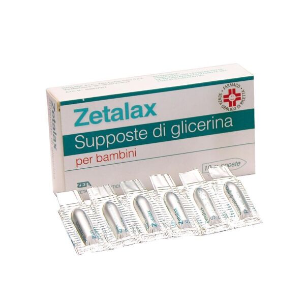 zeta farmaceutici spa zetalax bambini 18 supposte da 1.375mg - lassativo per stitichezza occasionale