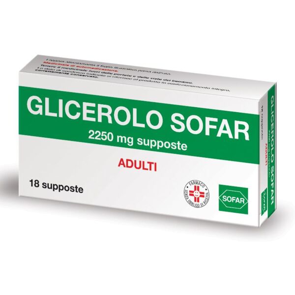 alfasigma paraf glicerolo sofar adulti 18 supposte 2250mg