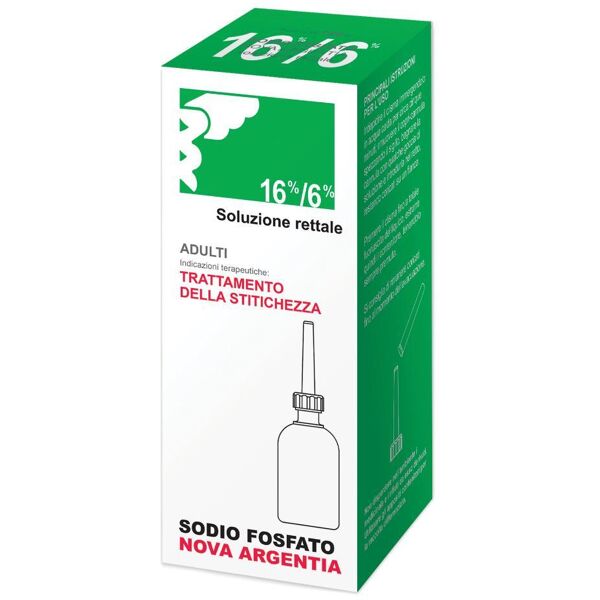 nova argentia srl ind. farm sodio fosfato na adulti 16%/6% soluzione rettale 120ml