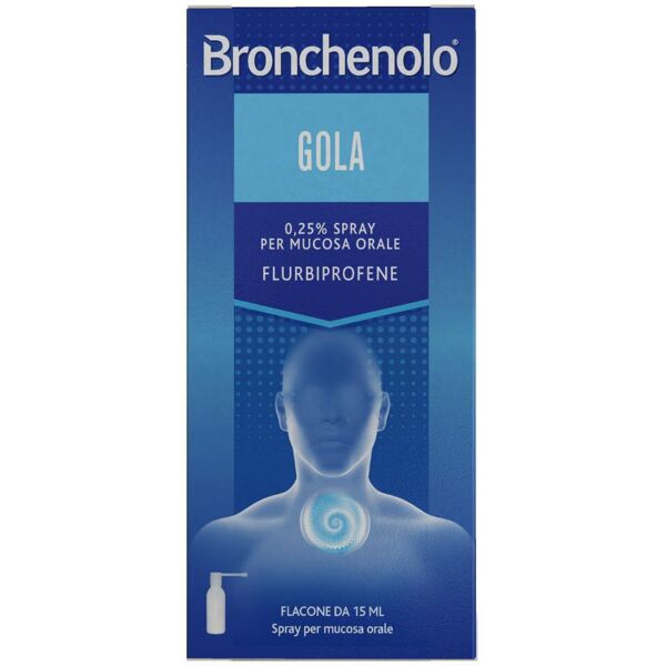 perrigo bronchenolo gola spray 15ml - rimedio naturale per il benessere della gola