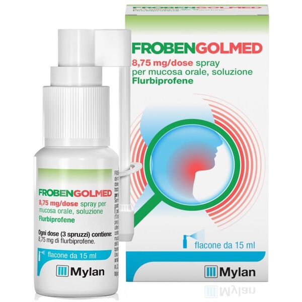 mylan spa frobengolmed spray mucosa orale 15ml - rinfresca e lenisce la gola irritata