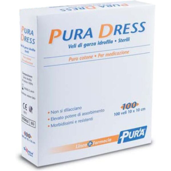 bsn medical garza pura dress 10x10cm 100pz