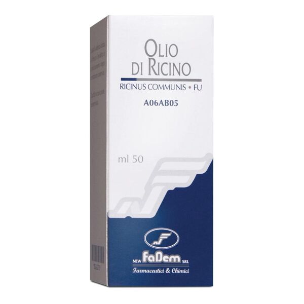 new fa.dem. srl olio di ricino fu 50ml c/astuc