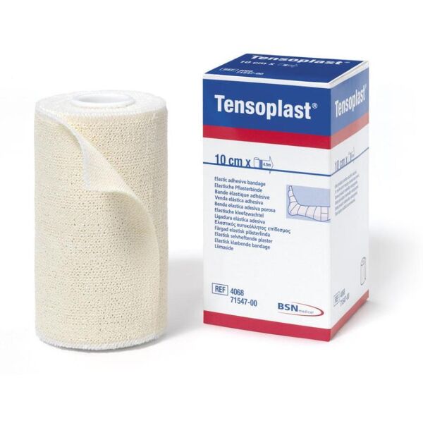 bsn medical tensoplast benda elastica autoadesiva con ossido di zinco 4,5x500 cm - confezione da 1 rotolo