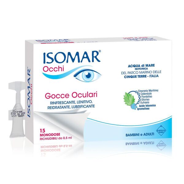 euritalia pharma (div.coswell) isomar - occhi rossi monodose 15 x 0,5 ml