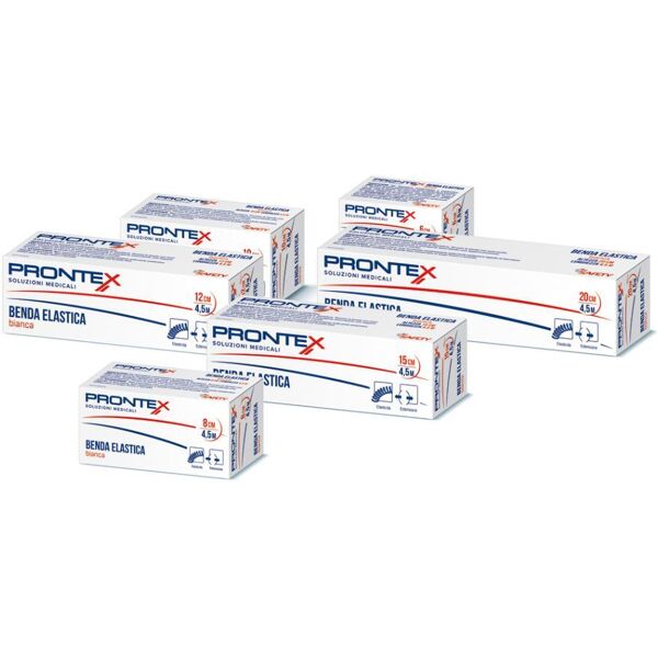 safety spa prontex benda elastica bianca 4,5x6cm