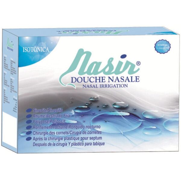 e.p. medica srl soluzione fisiologica isotonica sterile nasir in scatola con10 sacche versione luer lock da 250ml