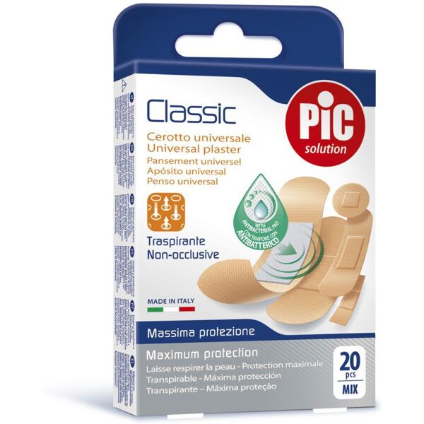 pikdare cerotto pic classic mix antibatterico 20 pezzi