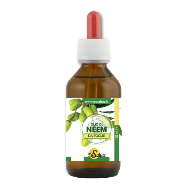 SPAZIO ECOSALUTE Srl Olio di Neem Foglie 100ml - Per una Pelle Sana