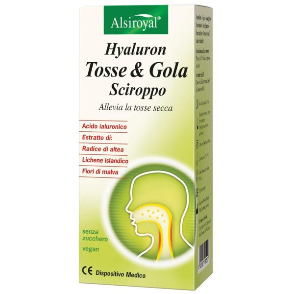 dr cagnola hyaluron tosse&gola sciroppo 150ml - sciroppo per il benessere della gola con acido ialuronico