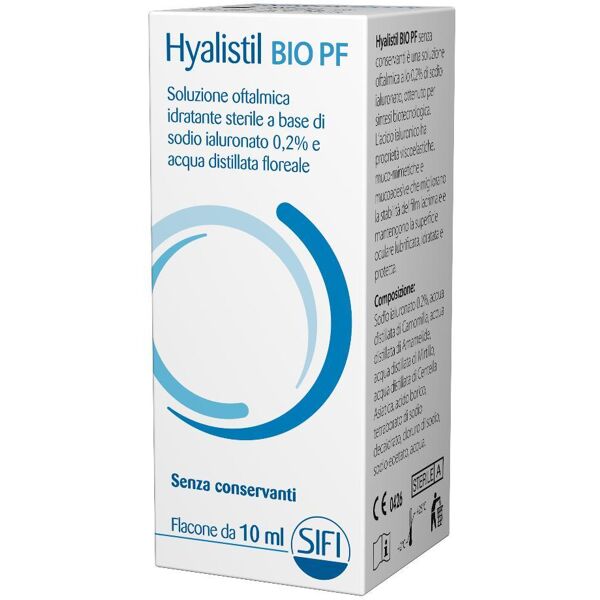 sifi spa sifi linea salute degli occhi hyalistil bio collirio lubrificante flacone 10 ml