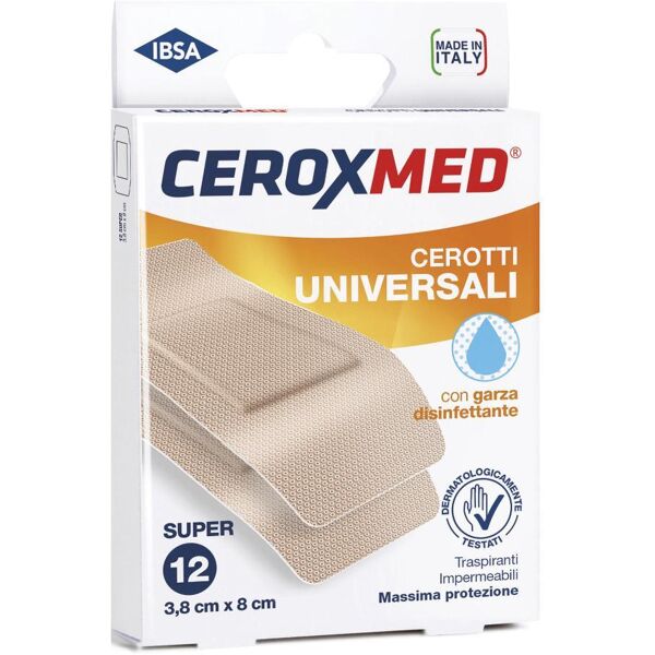 nova argentia ceroxmed cerotti universali super 12 pezzi - protezione massima per ferite