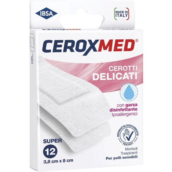 nova argentia srl ind. farm ceroxmed cerotti delicati super 12 pezzi - protezione per pelli sensibili