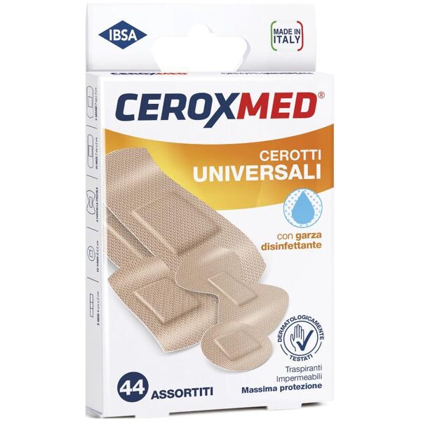 nova argentia srl ind. farm ceroxmed cerotti universali assortiti 44 pezzi - medicazione antisettica per la prevenzione e il controllo delle infezioni