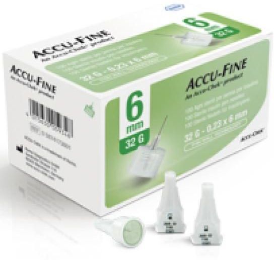 roche diabetes care italy spa ago accu-fine penna g32 6mm 100 pezzi