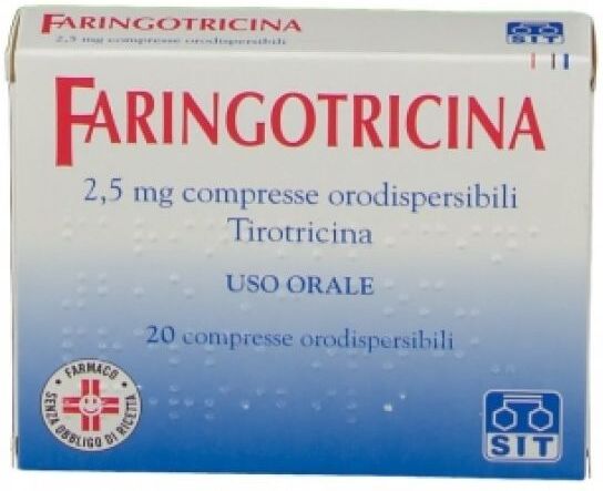 sit laboratorio farmac. srl faringotricina - 20 compresse per il benessere della gola