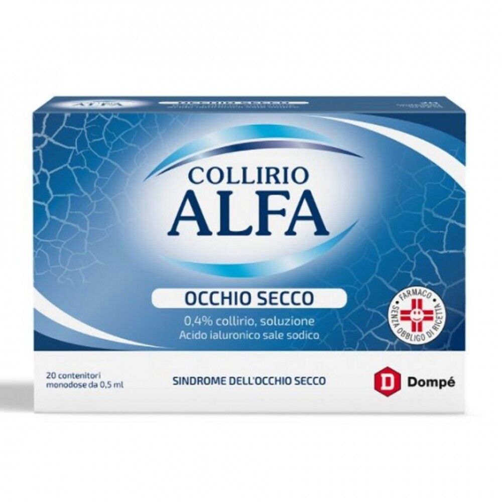 dompe' alfa collirio - occhio secco 20 contenitori monodose 0,5 ml