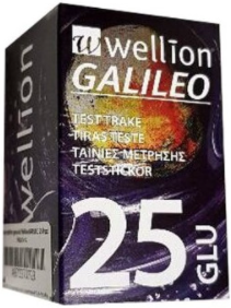 med trust diagn wellion galileo strips 25 glicemia