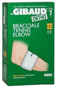 dual sanitaly spa soc.benefit gibaud-ortho bracciale tennis elbow taglia unica - supporto per gomito da tennis