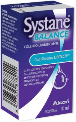 giuliani spa systane - balance collirio lubrificante 10ml - per occhi secchi e sintomi di blefarite