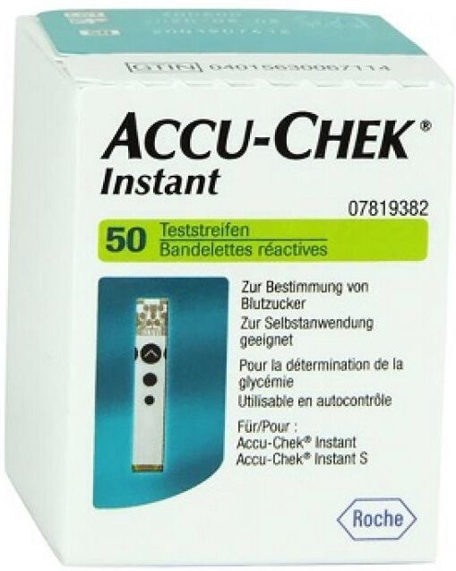 roche diabetes care italy spa accu-chek instant - 50 strips per misurazione glicemia