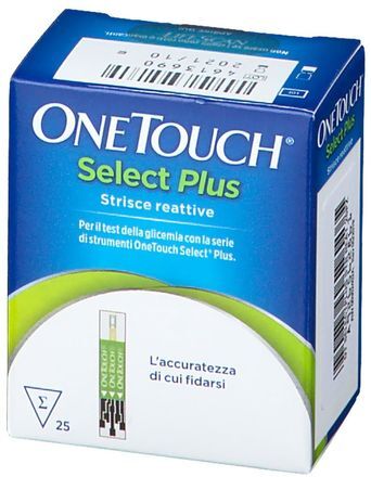 lifescan diagn lifescan - onetouch select plus 25 strisce