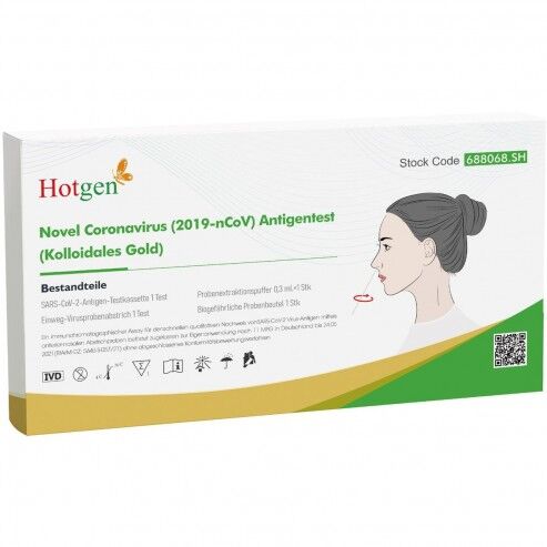 dispositivi anti-covid hotgen - 1 tampone rapido antigenico test covid19 autotesting
