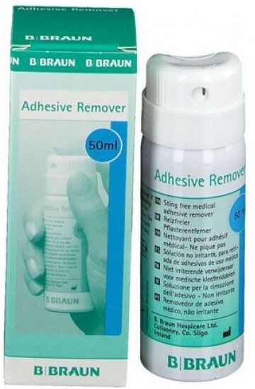 b.braun milano spa braun adhesive remover spray 50 ml - rimuovi colla e residui in modo efficace