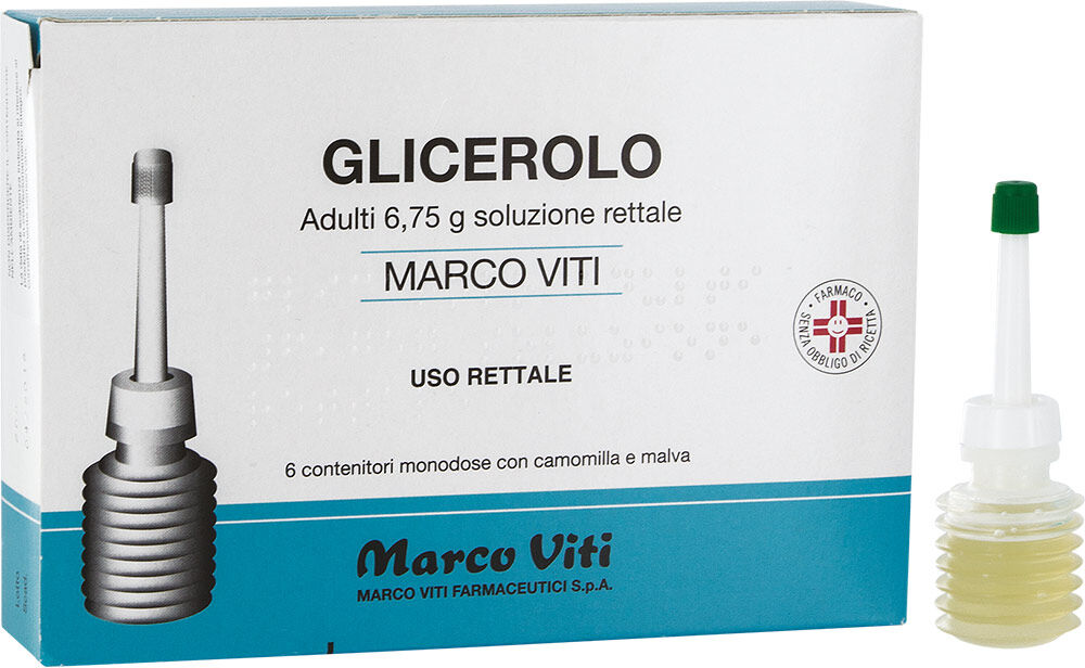 marco viti farmac glicerolo adulti - 6 contenitori da 6,75g per l'idratazione e il benessere