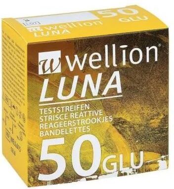 med trust diagn wellion luna 50 strips glicem