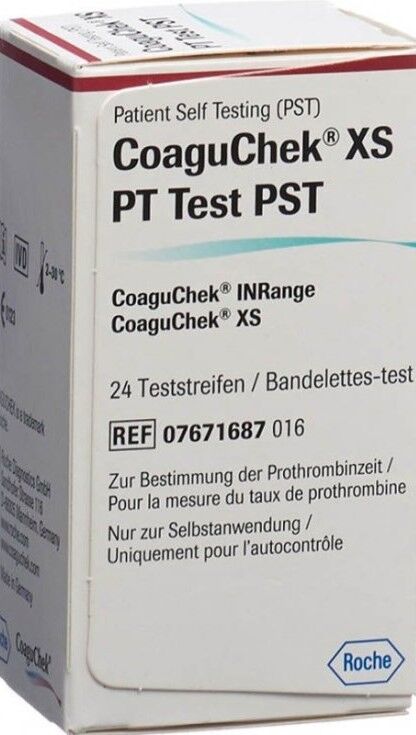 roche diagnostics spa coaguchek inrange xs 24 strips