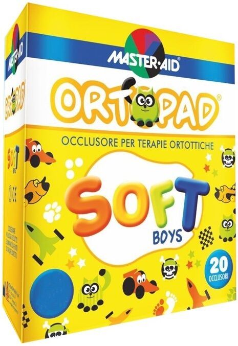 pietrasanta master-aid ortopad soft boys cerotti regular 20 pezzi - copertura per occhi per bambini