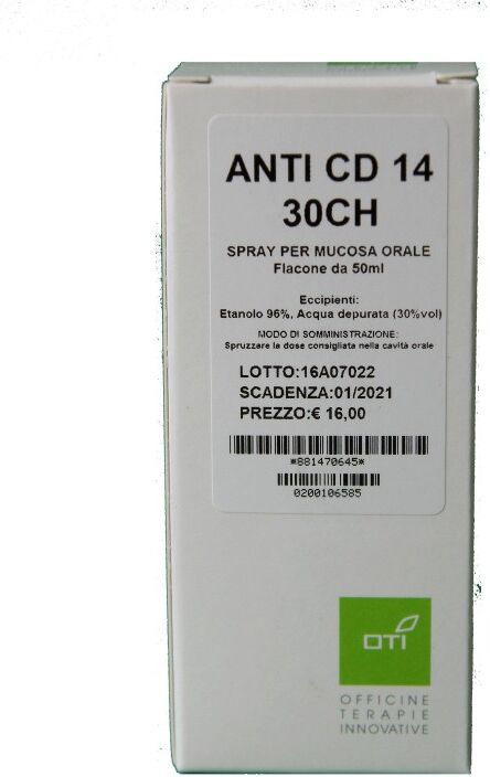 oti srl anti cd 14 spray 30ch medicinale omeopatico 50 ml