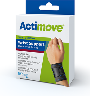 essity italy spa polsiera actimove - sport unica, 1 pezzo, supporto per polso, fascia elasticizzata