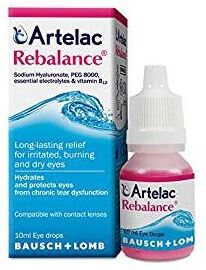 bausch & lomb artelac rebalance - gocce oculari 10 ml