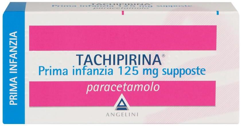 angelini (a.c.r.a.f.) spa angelini tachipirina prima infanzia 125 mg - 10 supposte antipiretiche e analgesiche