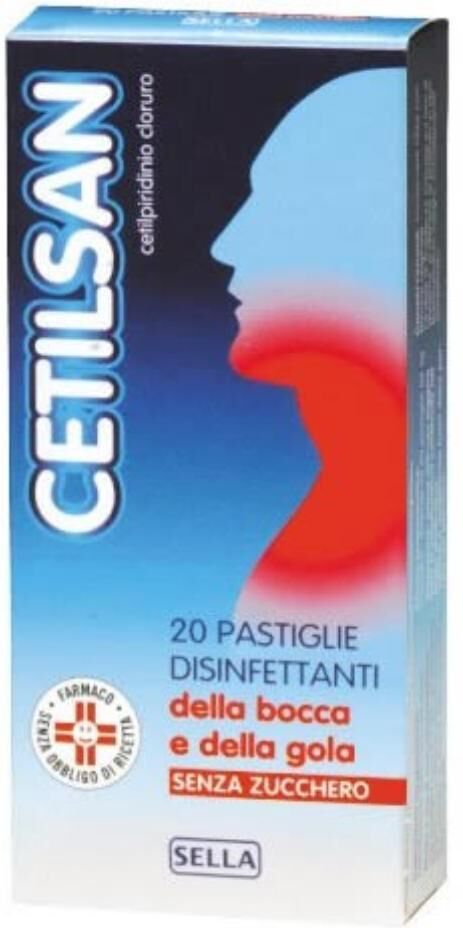 sella srl cetilsan 20 pastiglie 3mg senza zucchero