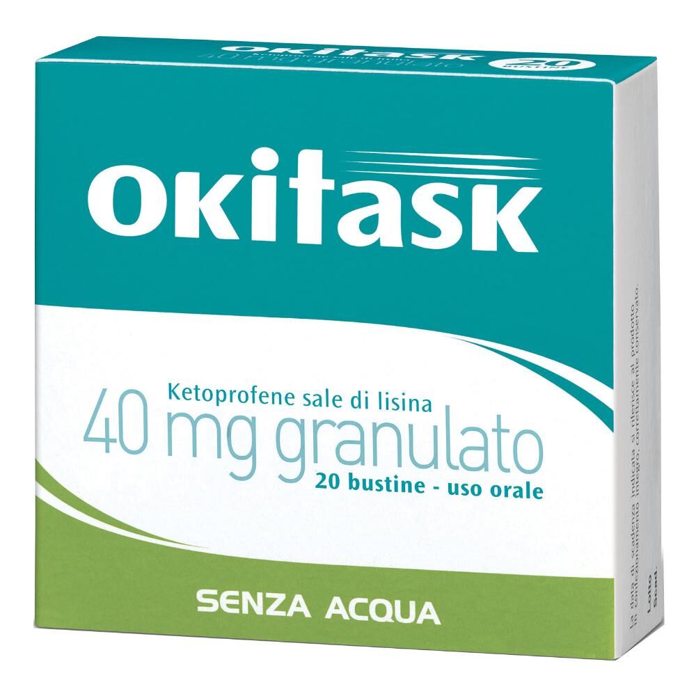 dompe' okitask 20 bustine uso orale senza acqua - antiinfiammatorio ed antireumatico non steroideo