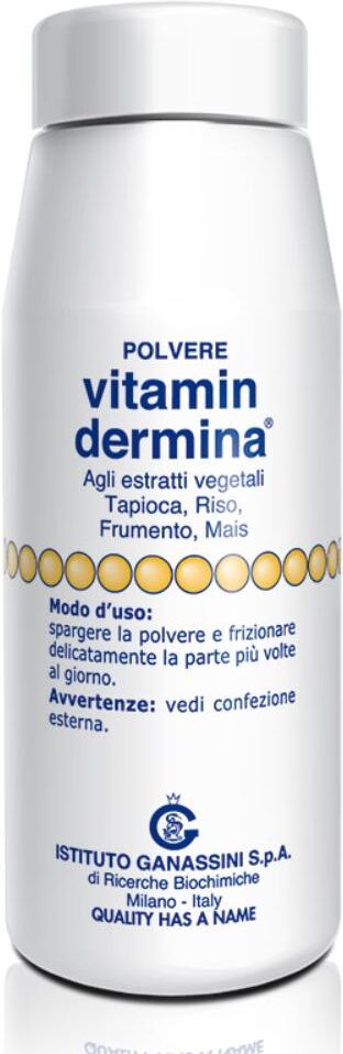 ganassini health care vitamindermina trattamento polvere assorbente agli estratti vegetali 100g - soluzione cutanea per pelle protetta e lenita